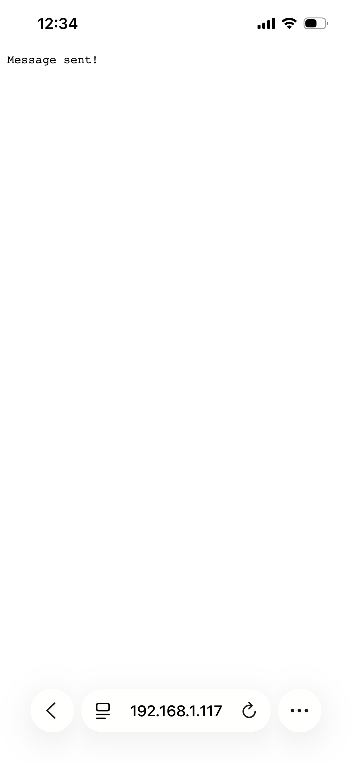 iPhone confirmation after sending a message